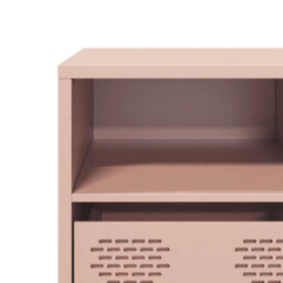Berkfield Tv Cabinet Pink 135X39X43.5 Cm Cold-Rolled Steel - thumbnail 9