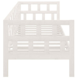 Berkfield Day Bed White Solid Wood Pine 90X190 Cm - thumbnail 9