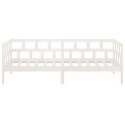 Berkfield Day Bed White Solid Wood Pine 90X190 Cm - thumbnail 8