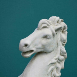 Stunning Large Rearing Horse On Wall Design Base 140Cm Tall - thumbnail 4
