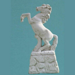 Stunning Large Rearing Horse On Wall Design Base 140Cm Tall - thumbnail 6