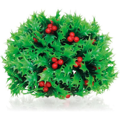 Biorb Holly Ball With Berries Christmas Season Aquarium Decor Winter Ornament