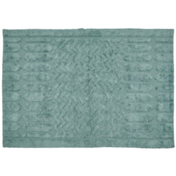 Beliani Rug Sirnak Mint Green 160 X 230 Cm Cotton