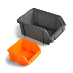 Vonhaus 45Pcs Workshop Storage Bins For Garage, Shed & Van - Wall Mount Organiser With 3 Back Panels - thumbnail 9
