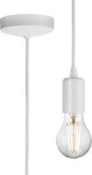 Knightsbridge 8270Lmw 1.8M Contemporary Pendant Set In A Matt White Finish - thumbnail 1