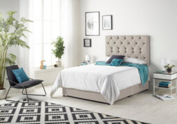 Somnior Beds Somnior Premier Silver Plush 2Ft6 Memory Foam Divan Bed With Mattress & Headboard - Small Single - thumbnail 2
