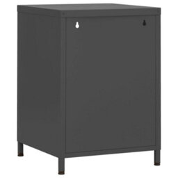 Vidaxl Nightstands 2 Pcs Anthracite 35X35X51 Cm Steel - thumbnail 5