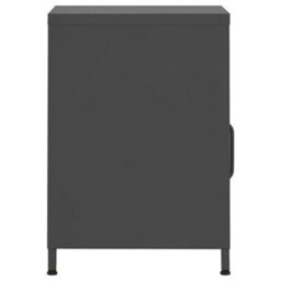 Vidaxl Nightstands 2 Pcs Anthracite 35X35X51 Cm Steel - thumbnail 4