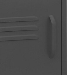 Vidaxl Nightstands 2 Pcs Anthracite 35X35X51 Cm Steel - thumbnail 8