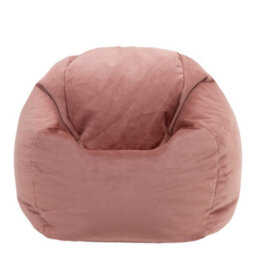 icon Kids Kingston Velvet Bean Bag Chair Dusk Pink Childrens Bean Bags - thumbnail 7