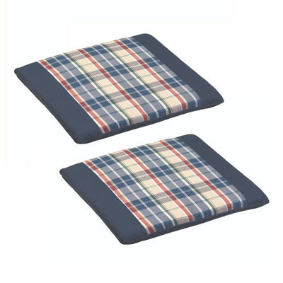 Royalcraft Blue Garden Seat Cushion Pad - Pack Of 2 - image 1