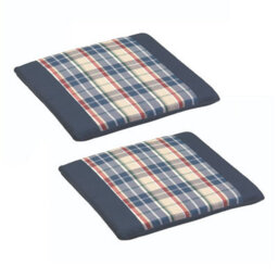 Royalcraft Blue Garden Seat Cushion Pad - Pack Of 2 - thumbnail 1