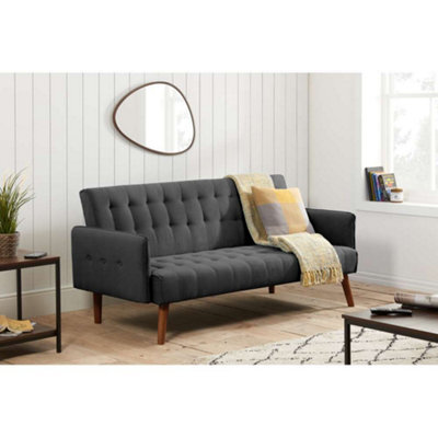 Birlea Hudson Sofa Bed In Charcoal Fabric - image 1