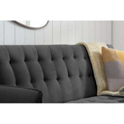 Birlea Hudson Sofa Bed In Charcoal Fabric - thumbnail 4