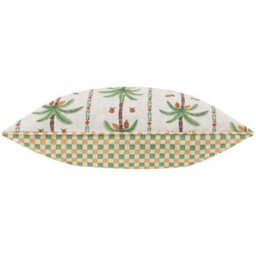 Wylder Tropics Okara Palm Printed Feather Rich Cushion - thumbnail 3