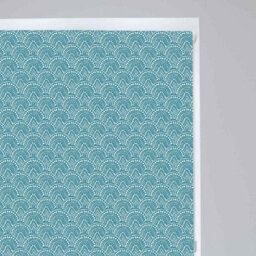 Lister Cartwright Kiso Peacock Design Blackout Roller Blinds Easy Fit Child Safety Included (Peacock Blue, 180 X 140 Cm) - thumbnail 3