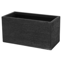 Wyld And Coco Verdant Black Fibre Clay Planter 60 X 29 X 30 Cm Rectangular - thumbnail 3