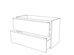 GoodHome Imandra Gloss Grey Wall-Mounted Bathroom Vanity Unit (H) 600mm (W) 1000mm - thumbnail 7