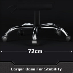 Yaheetech Full Ergonomic Gaming Chair With Slide Out Footrest - Black - thumbnail 9