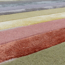 Multicolour Handmade Modern Abstract 12-14mm Thick Stain-Resistant Rug For Bedroom, Living, & Dining Room-200Cm X 300Cm - thumbnail 3