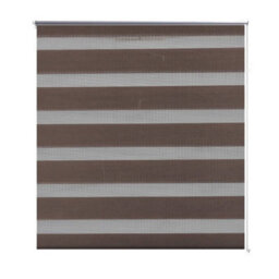 Berkfield Zebra Blind 50 X 100 Cm Coffee - thumbnail 2