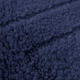 Allure Bath Fashions Two Piece Non-Slip Bath Mat And Pedestal Mat Set - Navy - thumbnail 2