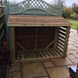 Churnet Valley Garden Furniture Ltd Heavy Duty Logstore 4X5 (Height Ft X Width Ft) - thumbnail 1