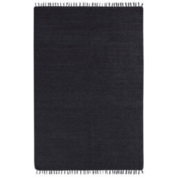 Beliani Rug Sinankoy Black 200 X 300 Cm Jute - thumbnail 1