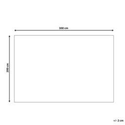 Beliani Rug Sinankoy Black 200 X 300 Cm Jute - thumbnail 3