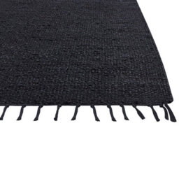Beliani Rug Sinankoy Black 200 X 300 Cm Jute - thumbnail 6