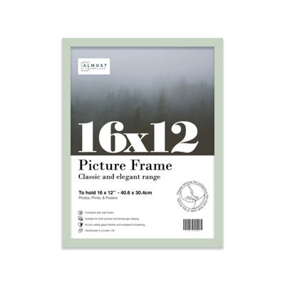 16X12 Mint Green Picture Frame (40.6 X 30.5Cm) Poster, Photo, Artwork, Gallery Wall Or Print - image 1
