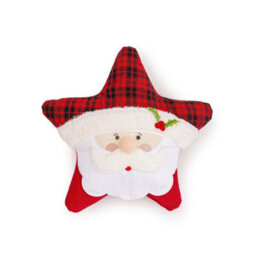 Luxury Living Star-Shaped Christmas Santa Cushion - thumbnail 2