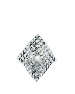 Luminosa Lighting Luminosa Rumba Wall Light Transparent, Crystal 25X29Cm