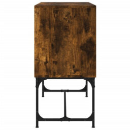 Berkfield Sideboard Smoked Oak 100X40X79.5 Cm Engineered Wood - thumbnail 7