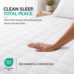 Lazzaro Quilted King Mattress Protector Premium Microfiber 30Cm Deep Pocket Breathable Hypoallergenic Mattress Cover - thumbnail 5