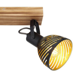 Luminosa Lighting Luminosa Lenna Twin Ceiling Spotlight Dark Brown 2X E27 - thumbnail 5