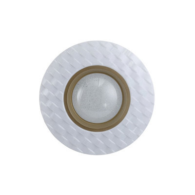 Luminosa Lighting Luminosa Bumi 27Cm Flush Ceiling Light White 4000K Neutral White - image 1