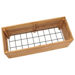 Berkfield Raised Bed 100X40X38 Cm Recycled Teak And Steel - thumbnail 5
