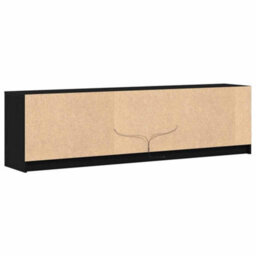Berkfield Modern Tv Cabinet Black 180 X 34 X 50 Cm Engineered Wood - thumbnail 9