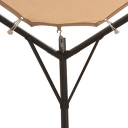 Berkfield Durable Gazebo Pavilion Tent Canopy 4X4 M Steel Beige - thumbnail 4