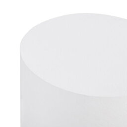 Wyld And Coco Luminahome Set Of 2 Round Coffee Tables White Matte Tops Small And Medium - thumbnail 7