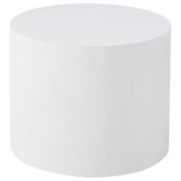 Wyld And Coco Luminahome Set Of 2 Round Coffee Tables White Matte Tops Small And Medium - thumbnail 5