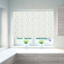 Lister Cartwright Powder Blue Blossom Blackout Roller Blinds Easy Fit Child Safety Included , 60 X140 Cm - thumbnail 2