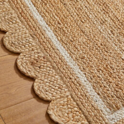 Handmade Modern Natural Easy To Clean Bordered Rug For Living Room Dining Room & Bedroom-120Cm X 170Cm - thumbnail 2