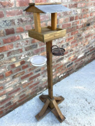 Ruddings Wood Wooden Bird Table Garden Bird Feeding Station House Heavy Duty 1.6M High - thumbnail 4