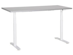 Beliani Electric Adjustable Standing Desk Destinas Grey/ White 160 Cm 72 Cm - thumbnail 2