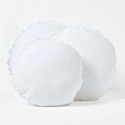 "Homescapes Super Microfibre Round Shaped Cushion Pad - Cushion Filler And Inserts 40 Cm (16"")" - thumbnail 6