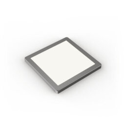 Unknown Siena, Led Flat Cabinet Panel, Diffused, Warm White, Stainless Steel, Square, Sola, 2 Lights & Driver - thumbnail 1