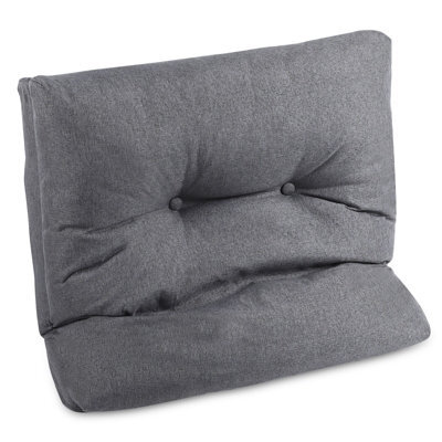 Sofa Cushion Soft Square Seat Cushion Backrest Pillows For Floor Chair Sofa Couch And Bed 21.6X21.6X5 Inch (Gray) - image 1