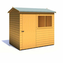 Shire Lewis 7 X 5 Feet Single Door Reverse Apex Style D Shed - L147.3 X W208.2 X H187 Cm - thumbnail 3